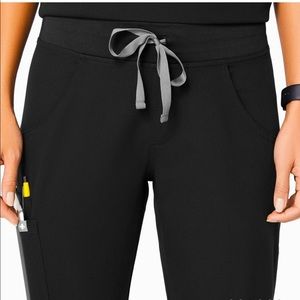 FIGS black Kade cargo scrub pants